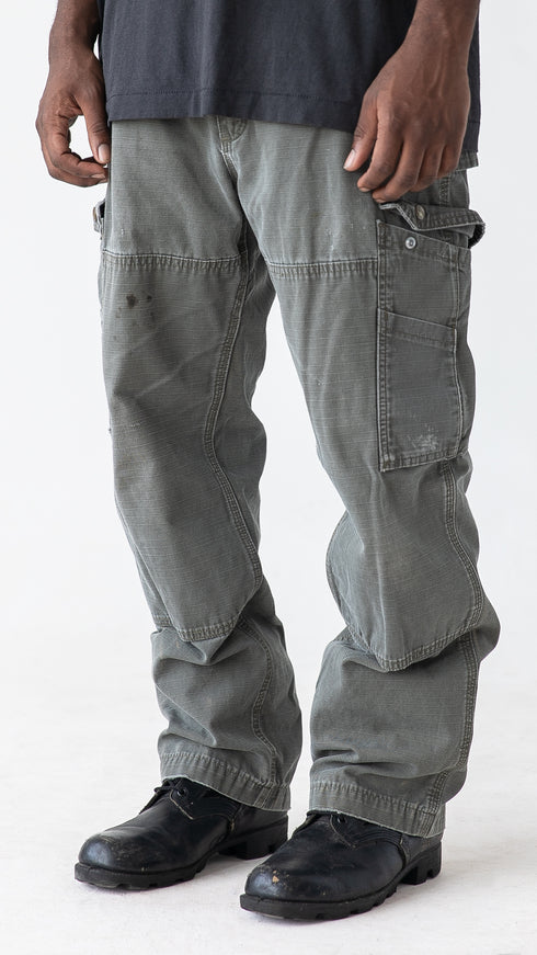 1990'S CARHARTT PINE GREEN CARGO PANT (36 X 30)
